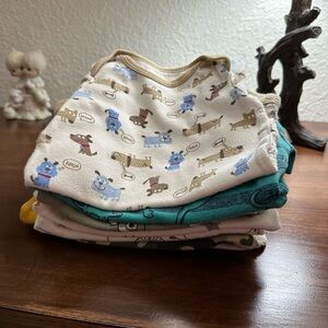 Lot of 12 Boys Short Sleeve Bodysuits